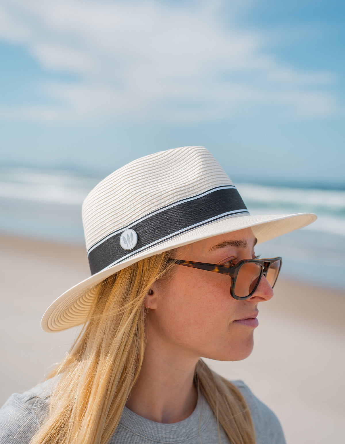 Canopy Bay Fedora Hat | Ivory