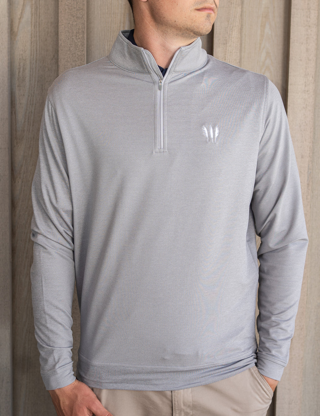 Peter Millar 1/4 Zip Grey
