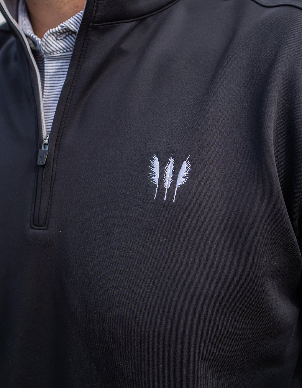 Johnnie-O 1/4 Zip Black