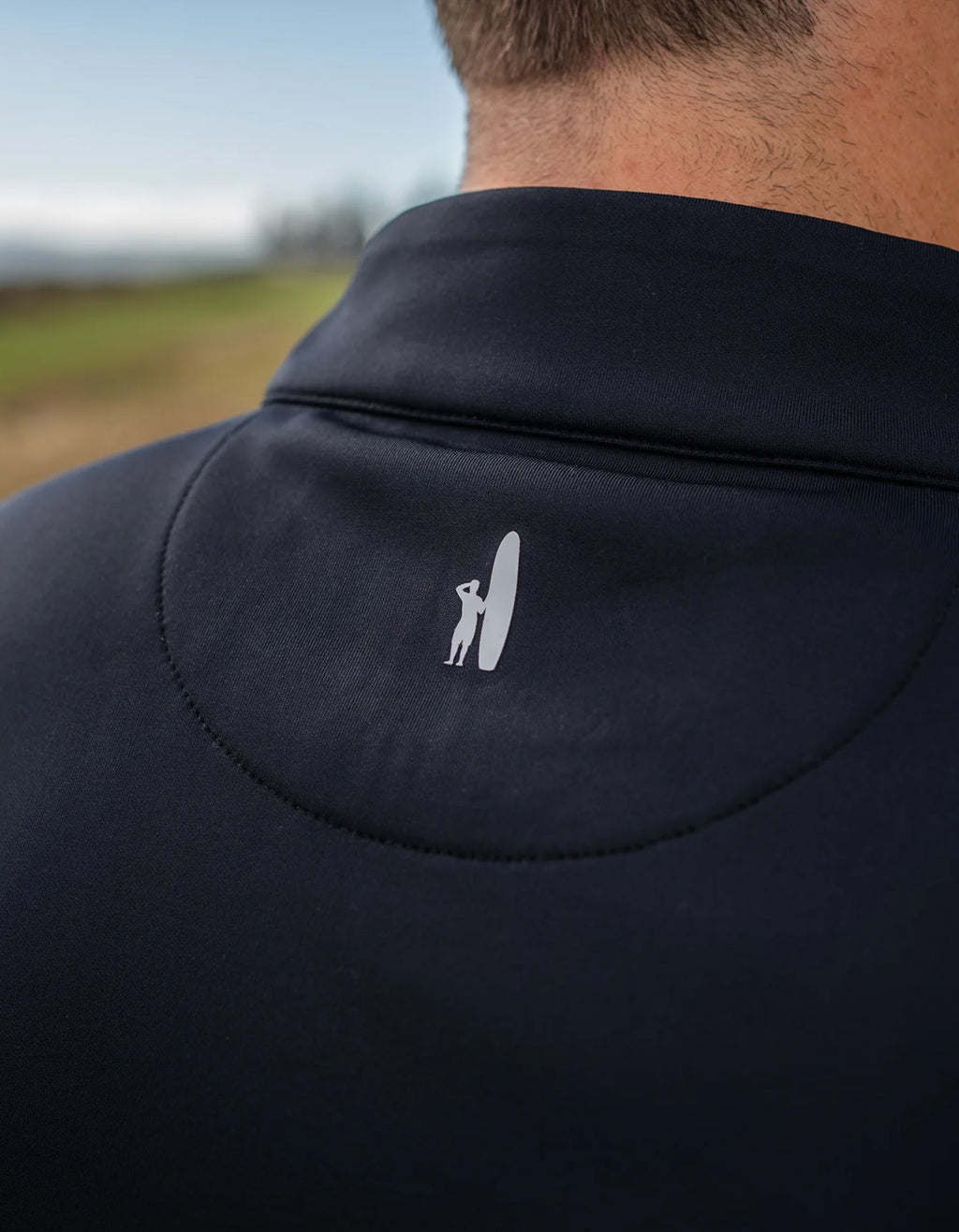 Johnnie-O 1/4 Zip Black