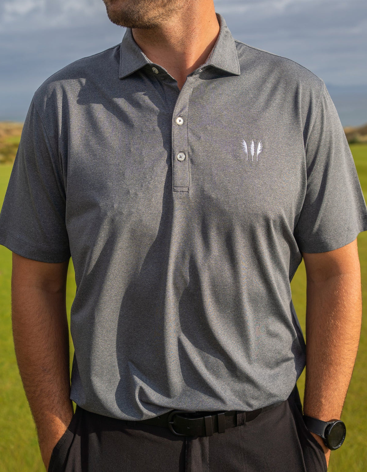 Johnnie-O Polo Grey