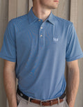 Peter Millar Polo Blue/Navy Stripe