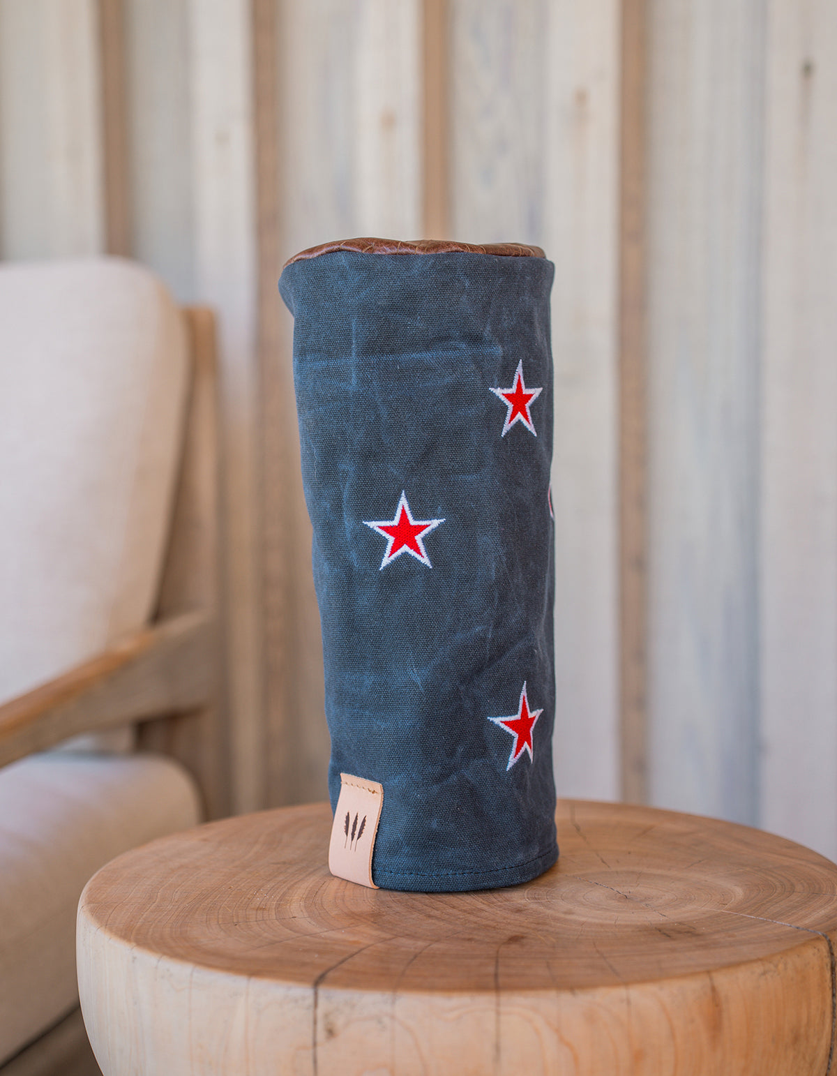 Seamus Driver Cover | Navy Waxed Canvas