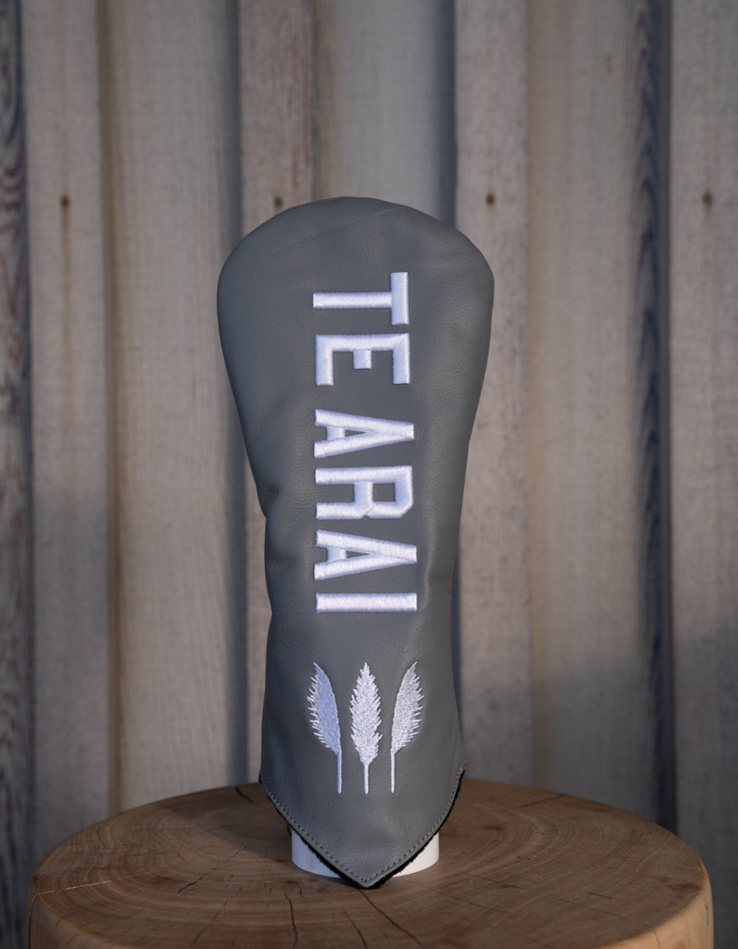 Links & Kings Headcover | Grey Script