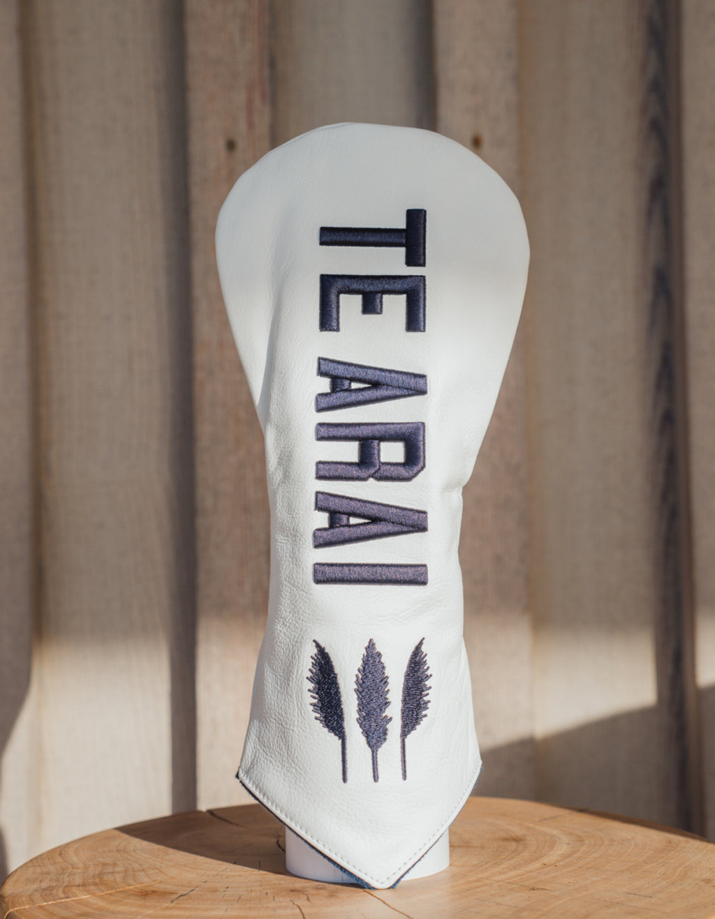Links & Kings Headcover | White Script