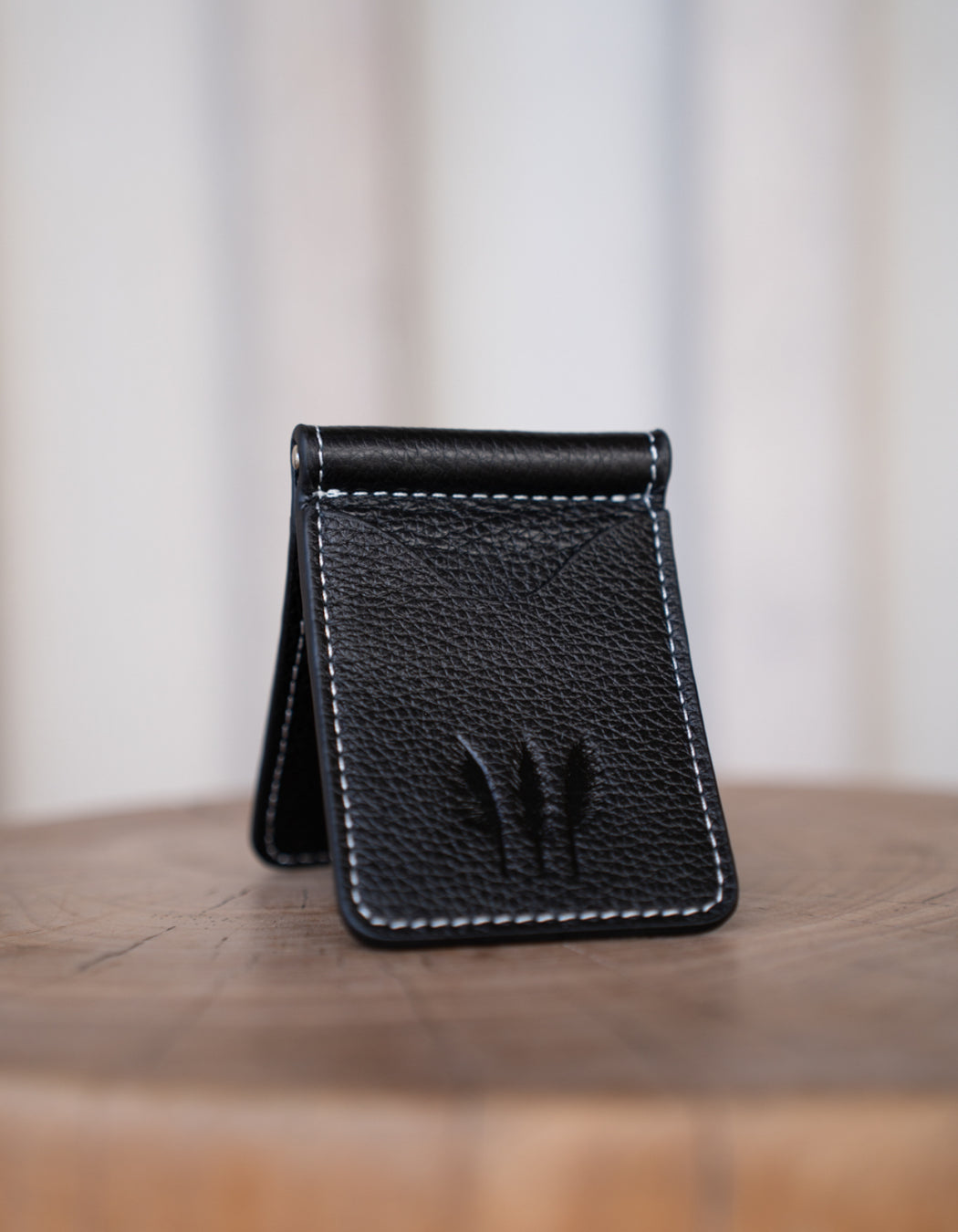 Vanto Leather Money Clip | Black