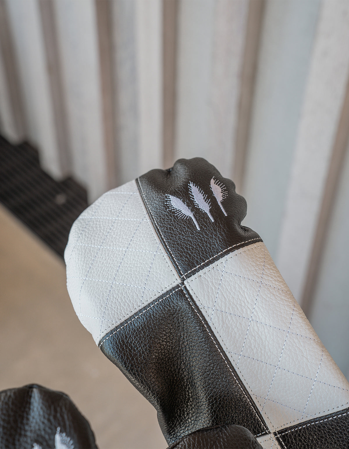 Vanto Headcover | Black & White Check
